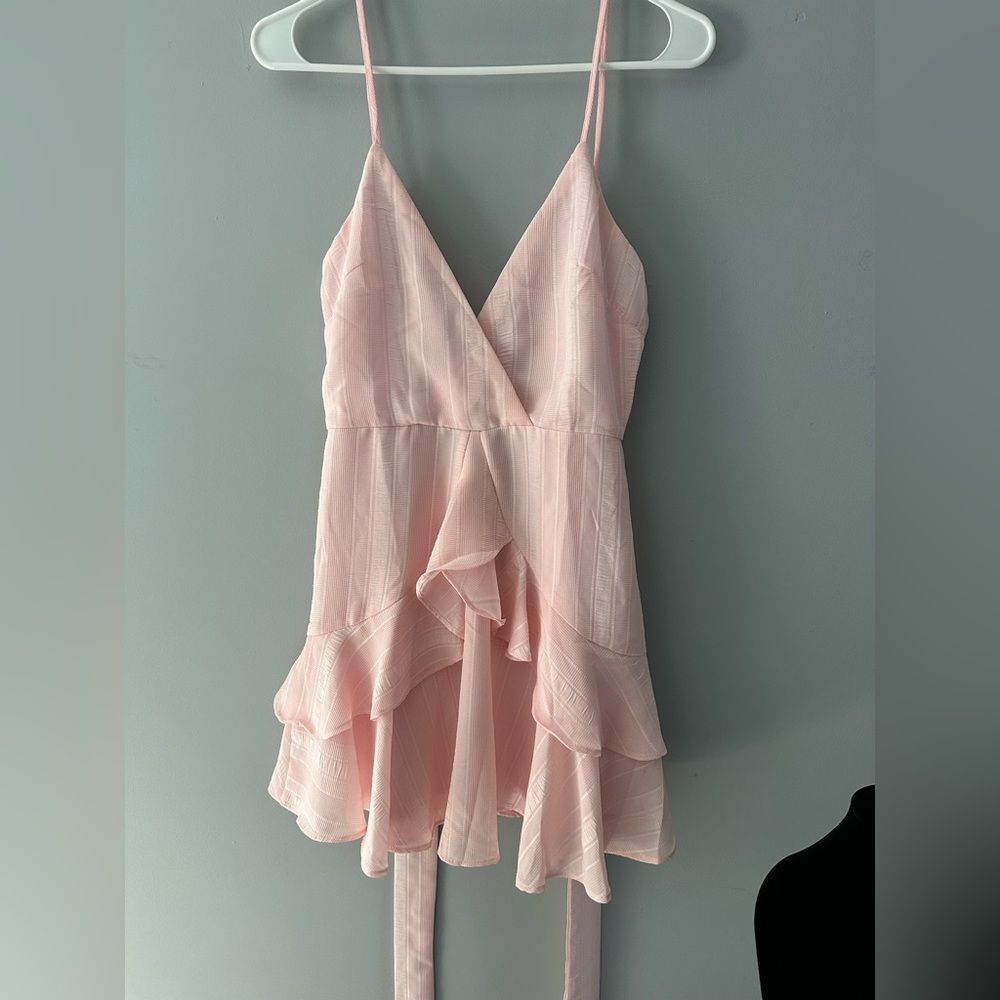 HELLO MOLLY SCARS TO YOUR BEAUTY PINK BABYDOLL DRESS S